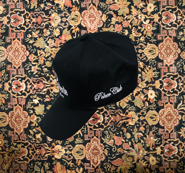 Black Poker Club Cap