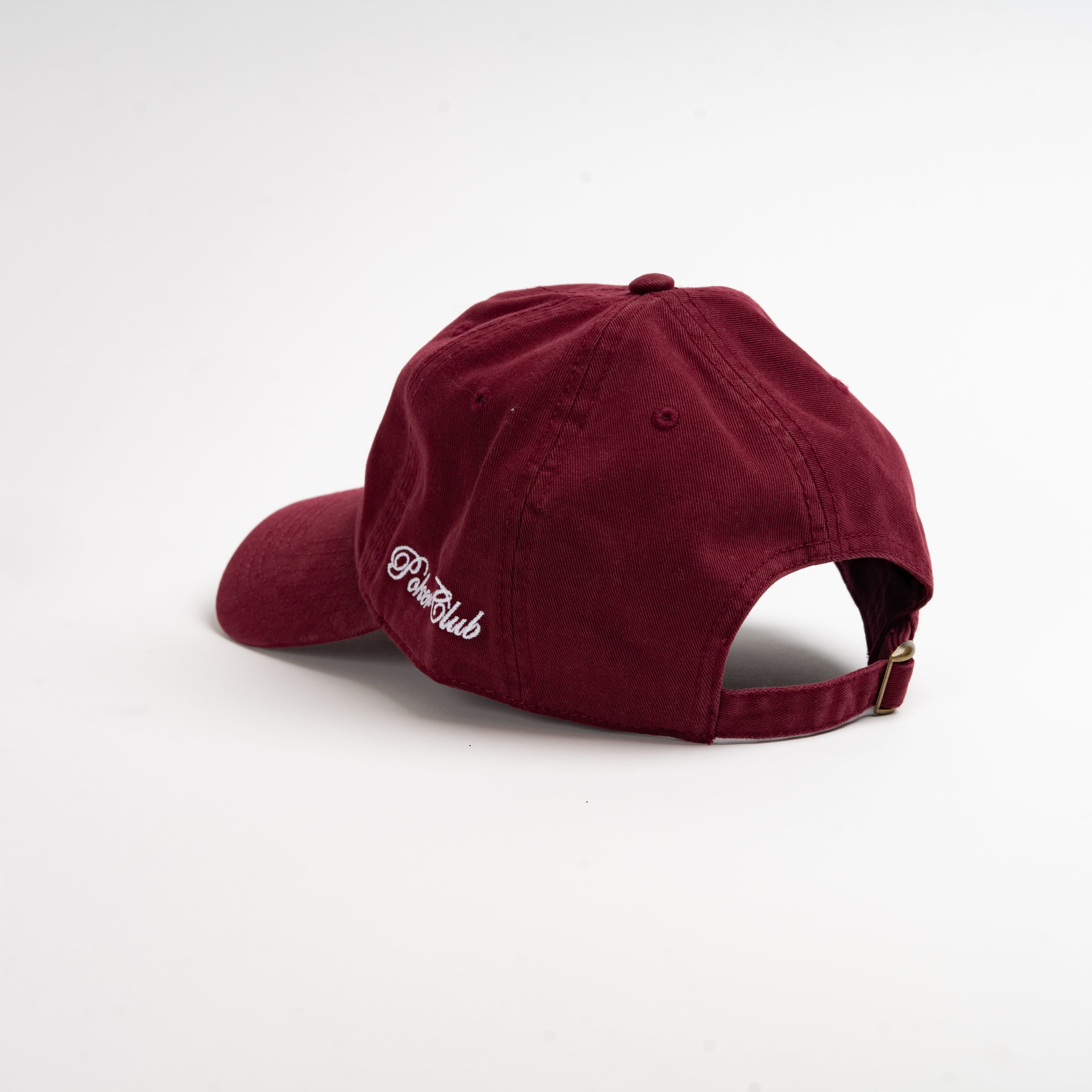 Red/White Poker Club Dad Cap