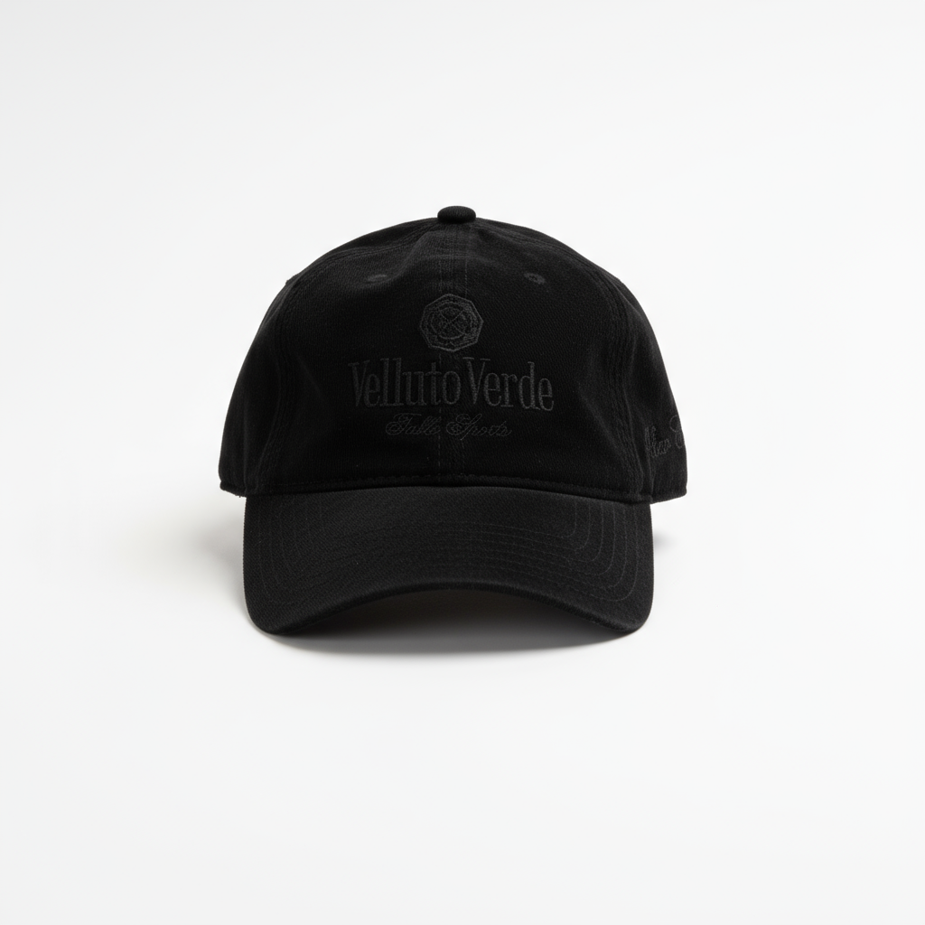 Black/Black Poker Club Dad Cap