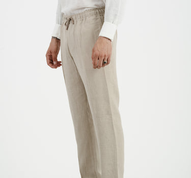 Beige Linen Pants