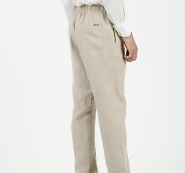 Beige Linen Pants