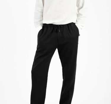 Black Linen Pants