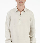 Beige Linen Shirt